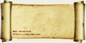 Anđela Tanasković vizit kartica